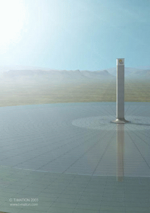 China öffnet in der Wüste ihr erstes Solar Kraftwerk